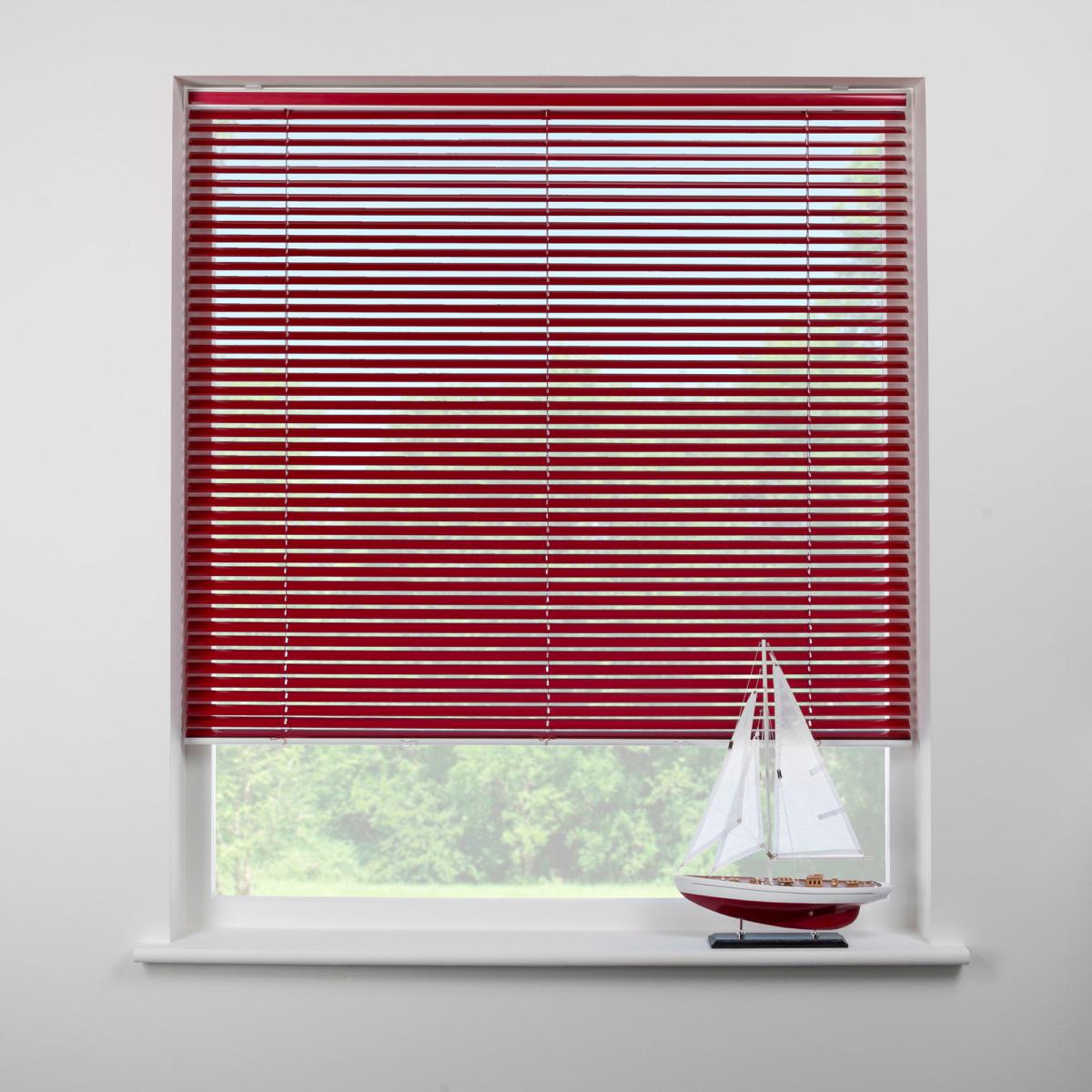 Swish Berry Cordless Aluminium Venetian Blind 25mm Slats Red – image 2