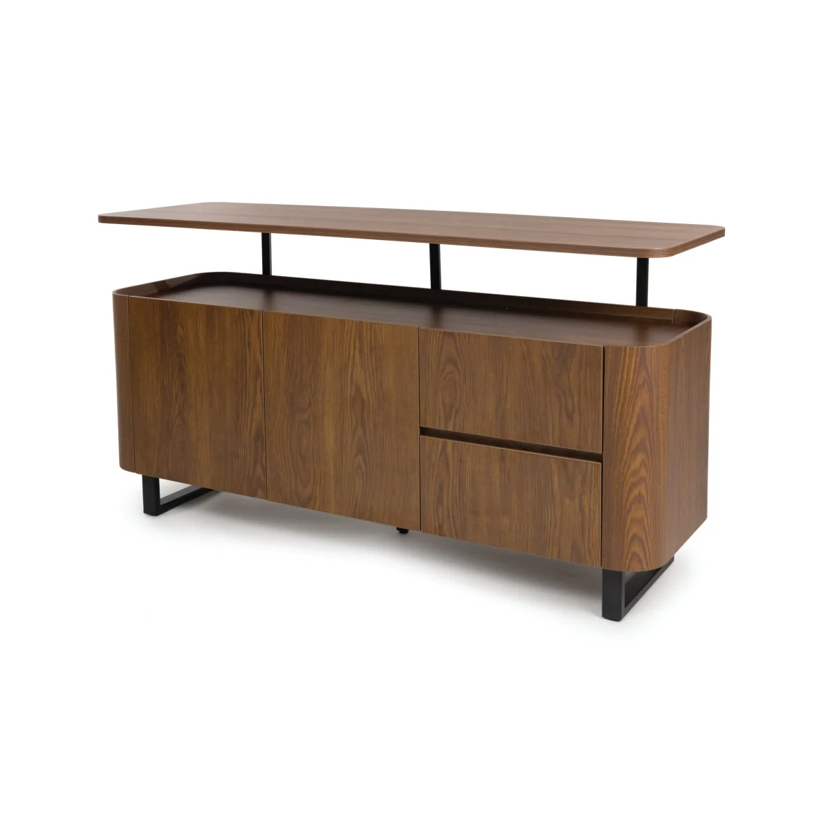 Roxbury Retro Sideboard, Mahogany – image 2