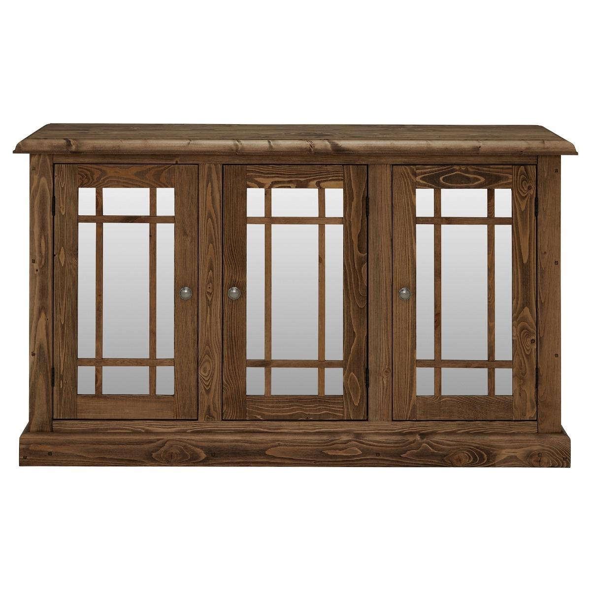 Sherwood 3 Door Sideboard, Dark Brown | Barker & Stonehouse – image 2