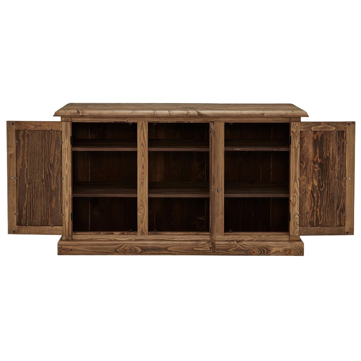 Sherwood 3 Door Sideboard, Dark Brown | Barker & Stonehouse – image 3