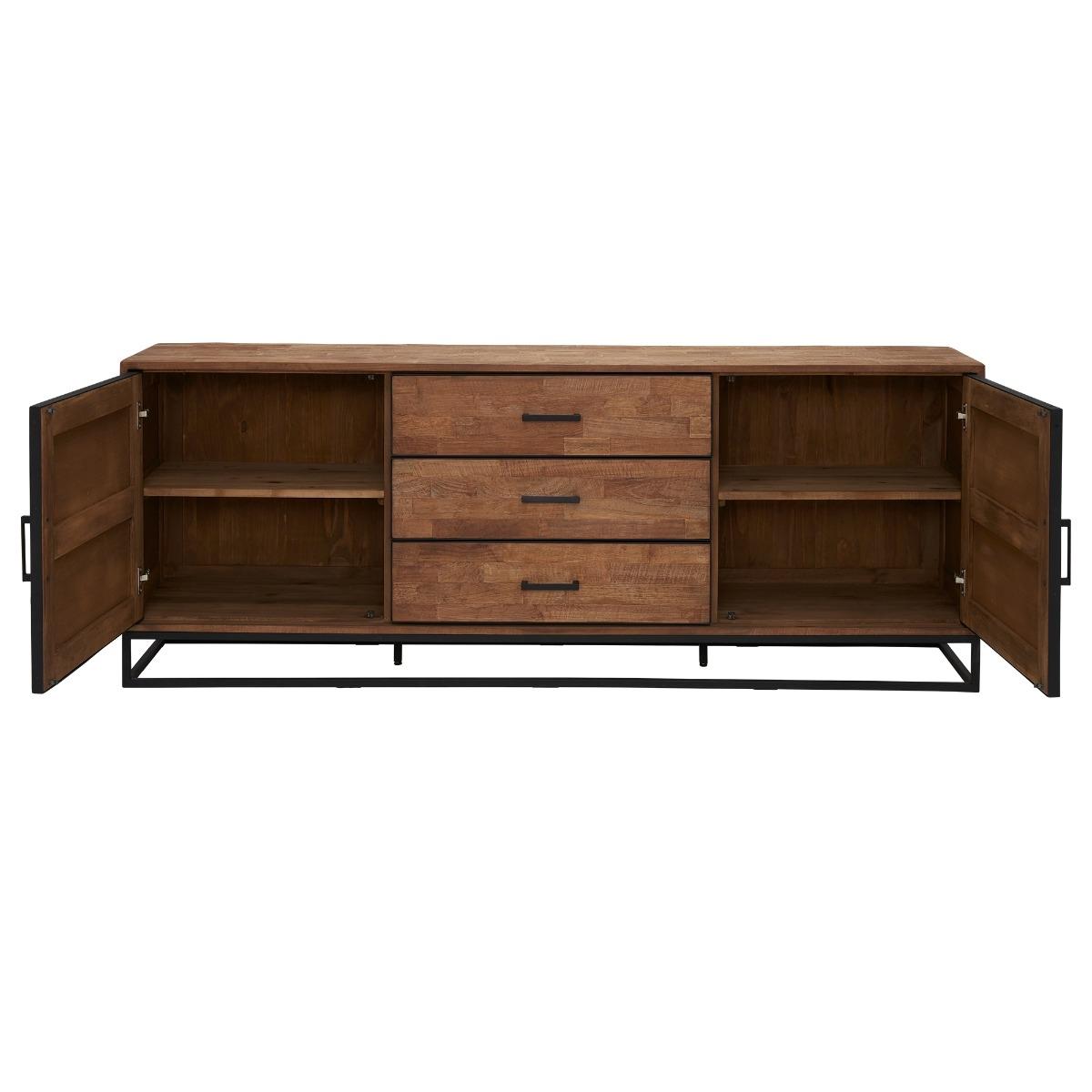 Borneo 2 Door 3 Drawer Dresser, 776 Wood | Barker & Stonehouse – image 3