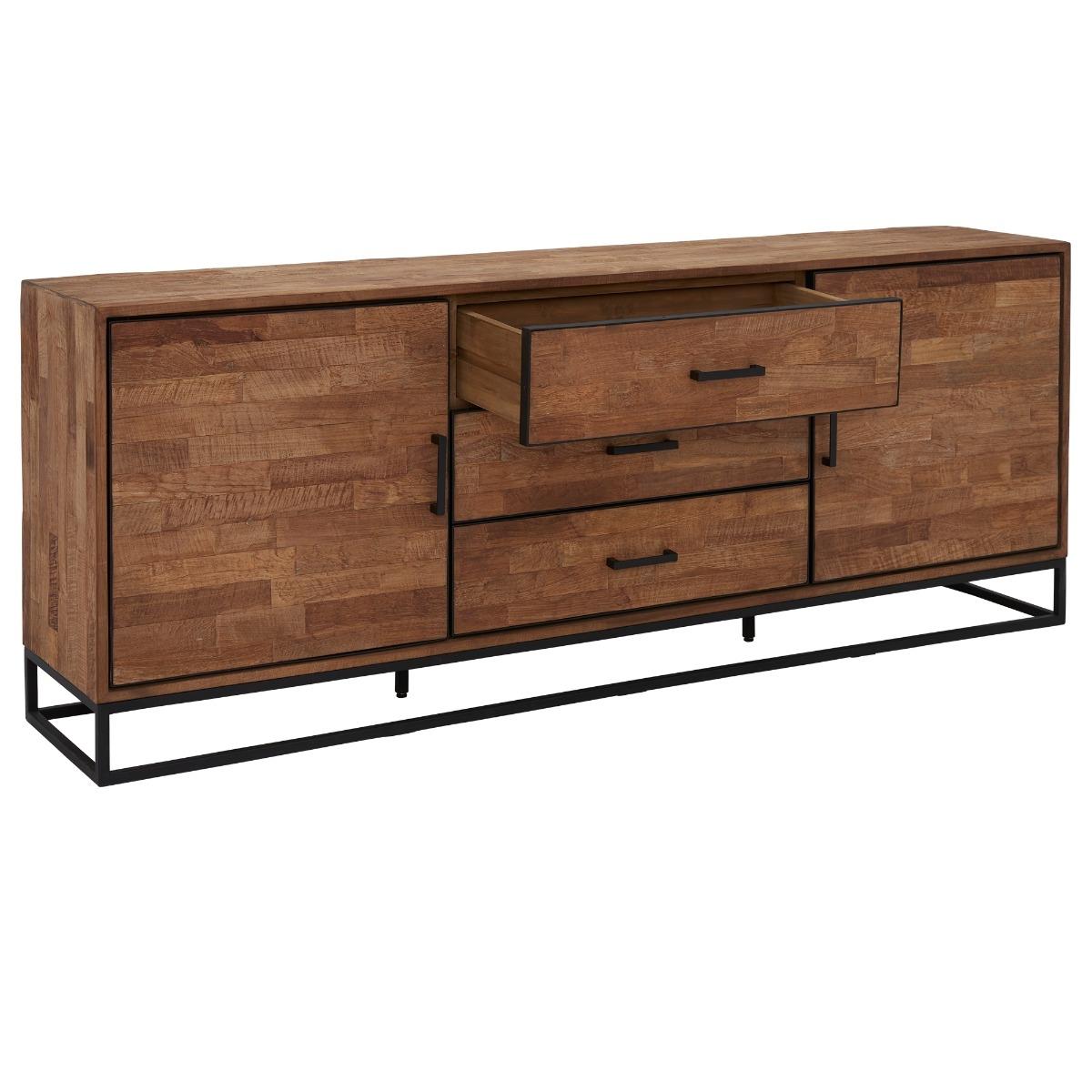 Borneo 2 Door 3 Drawer Dresser, 776 Wood | Barker & Stonehouse – image 5