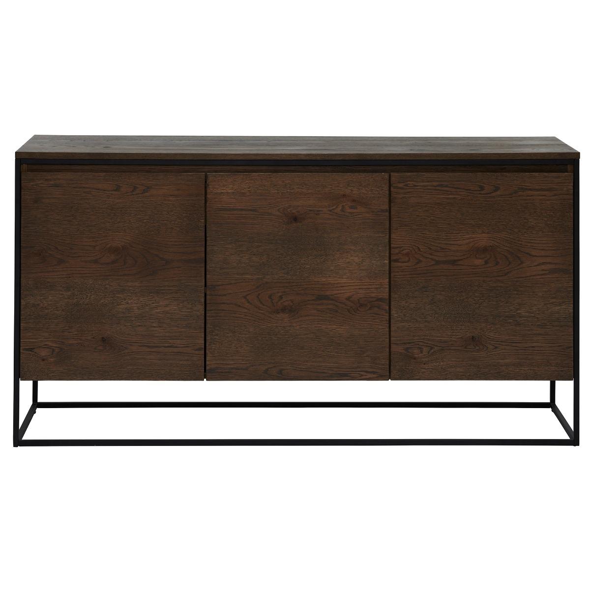 Anaheim 3 Section Sideboard, Smoke Oak Wood | Barker & Stonehouse – image 2