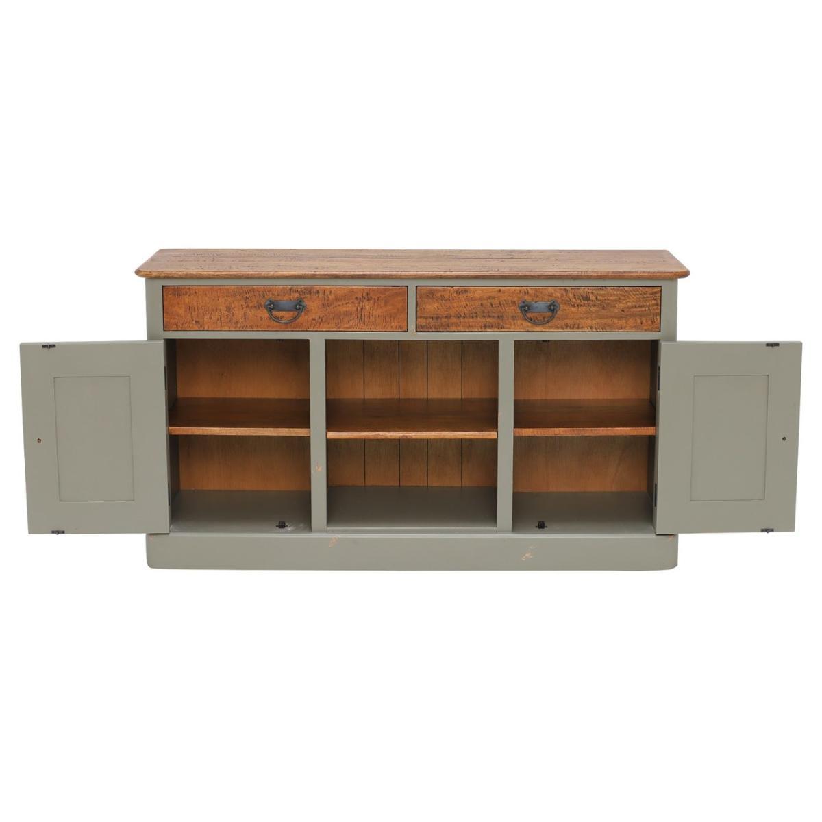 Maison 2 Door 2 Drawer Sideboard, Albany And Moss Grey – image 3
