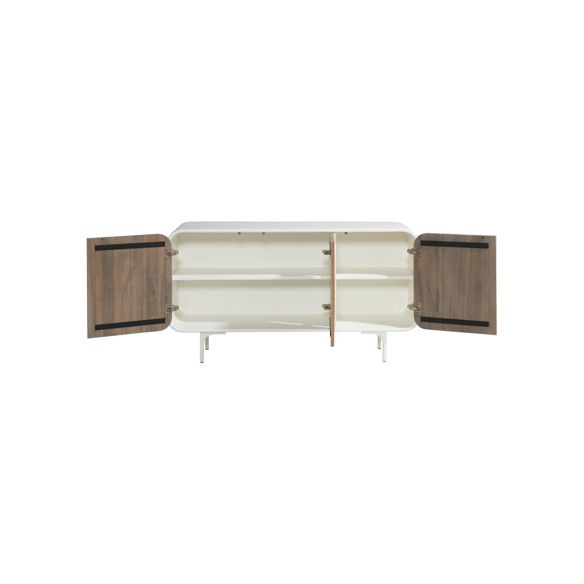 Femi 3 Door Sideboard, Neutral | Barker & Stonehouse – image 4