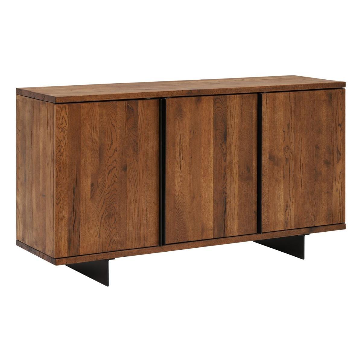 Navarro 3 Door Sideboard, Dark Oak – image 2