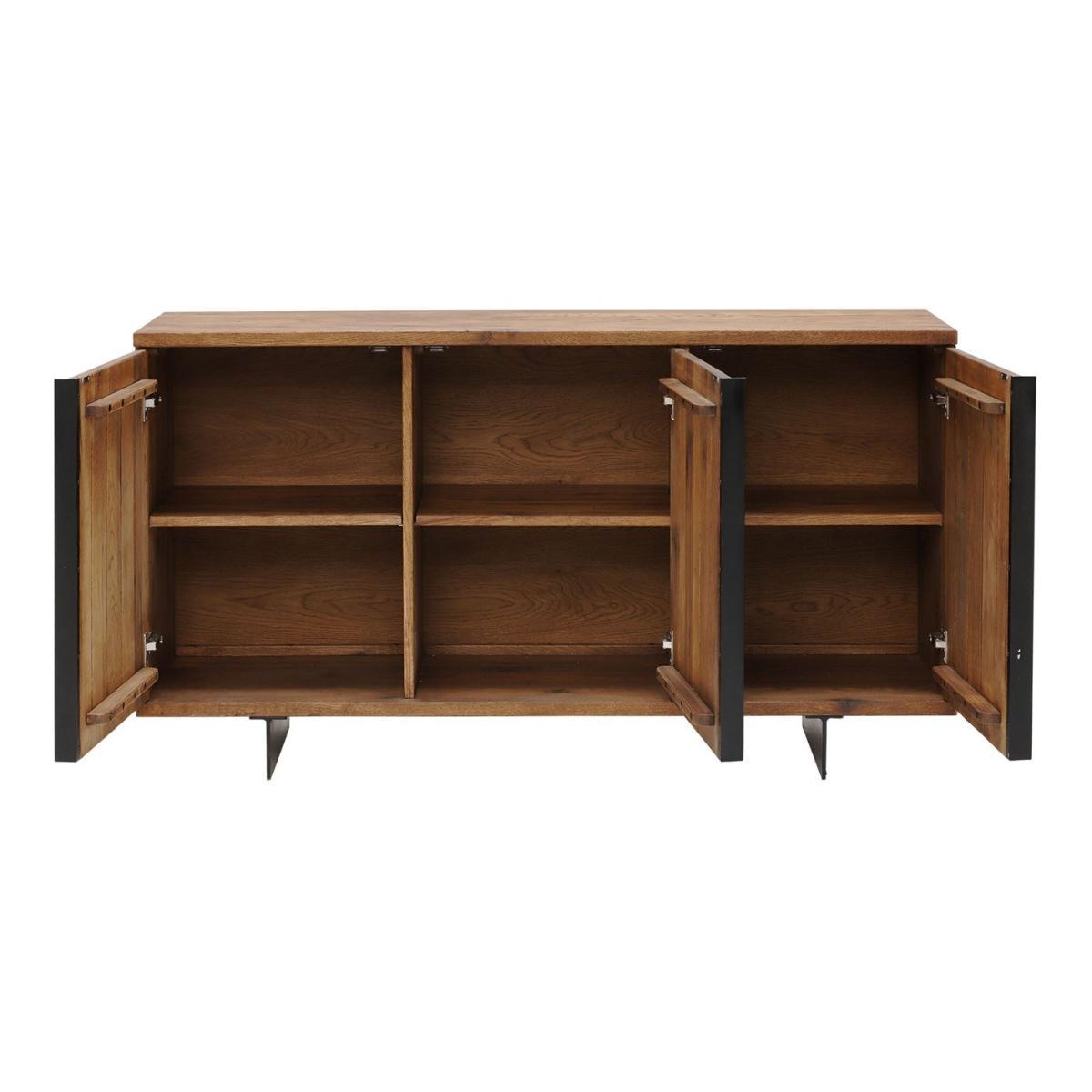 Navarro 3 Door Sideboard, Dark Oak – image 4