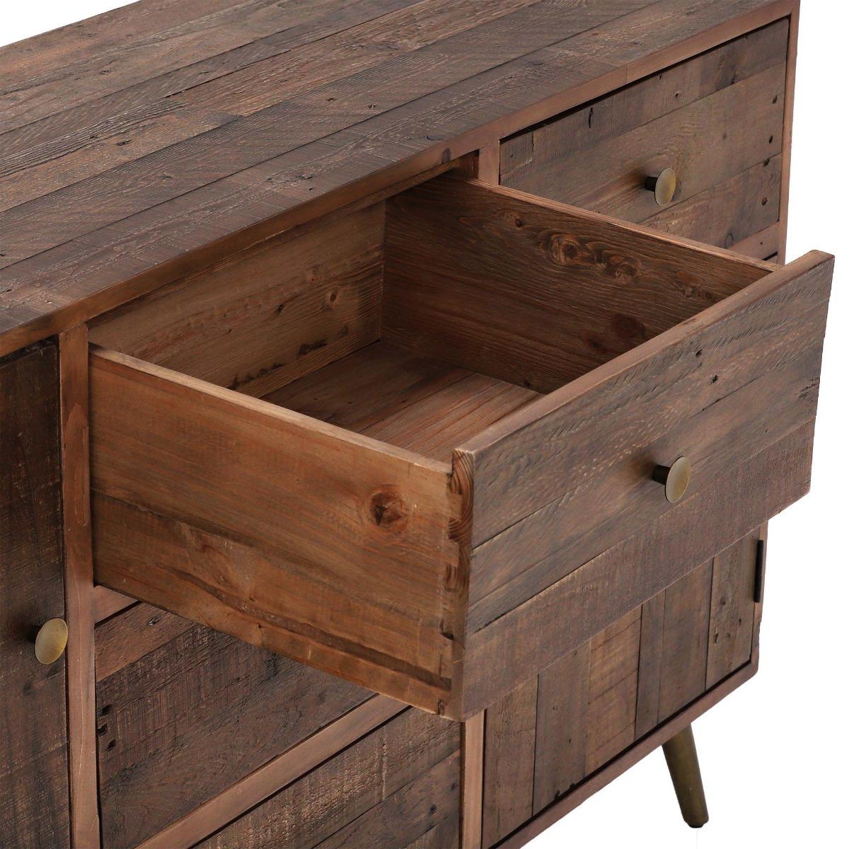 Modi 4 Drawer Sideboard, Brown | Barker & Stonehouse – image 6
