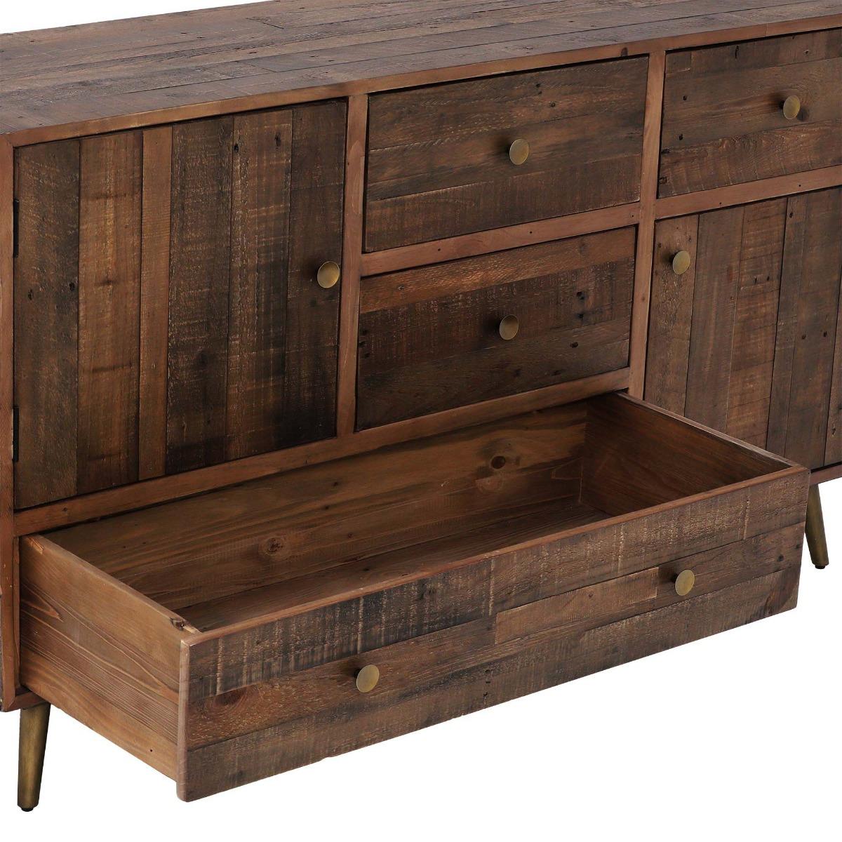 Modi 4 Drawer Sideboard, Brown | Barker & Stonehouse – image 7