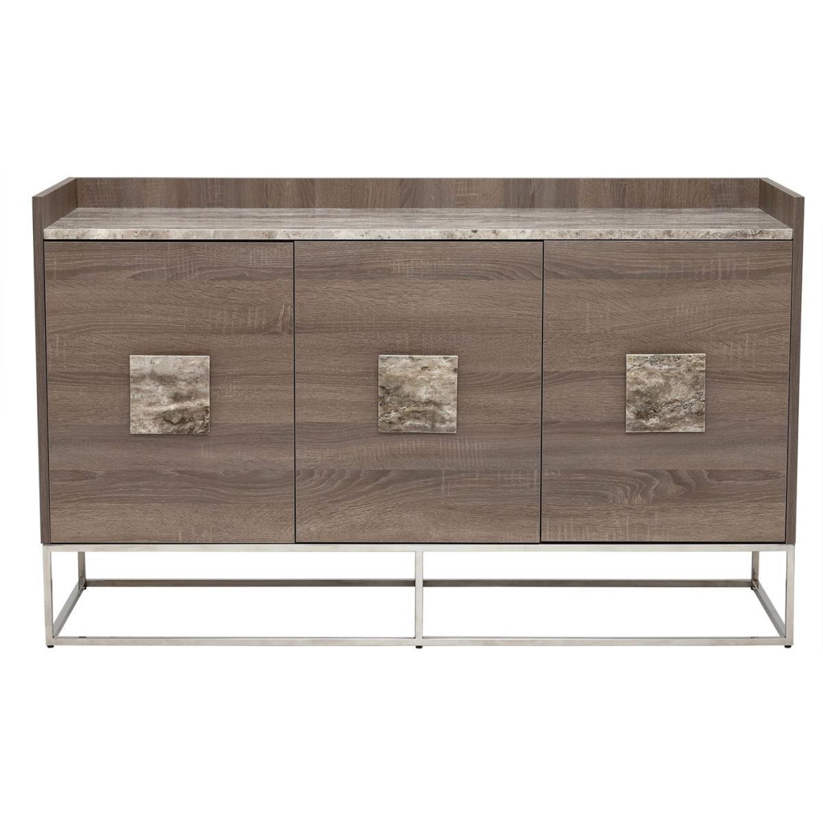 Minola Sideboard, Glam Travetine and Oak Truffle – image 2
