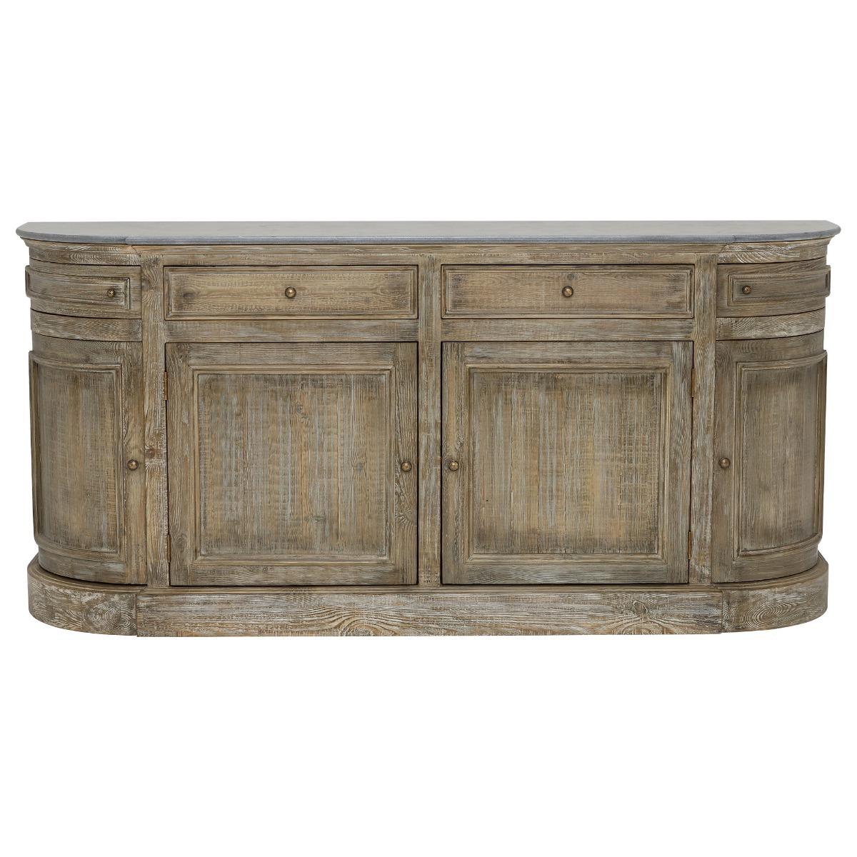 Woolton 4 Door Sideboard, Grey | Barker & Stonehouse – image 2