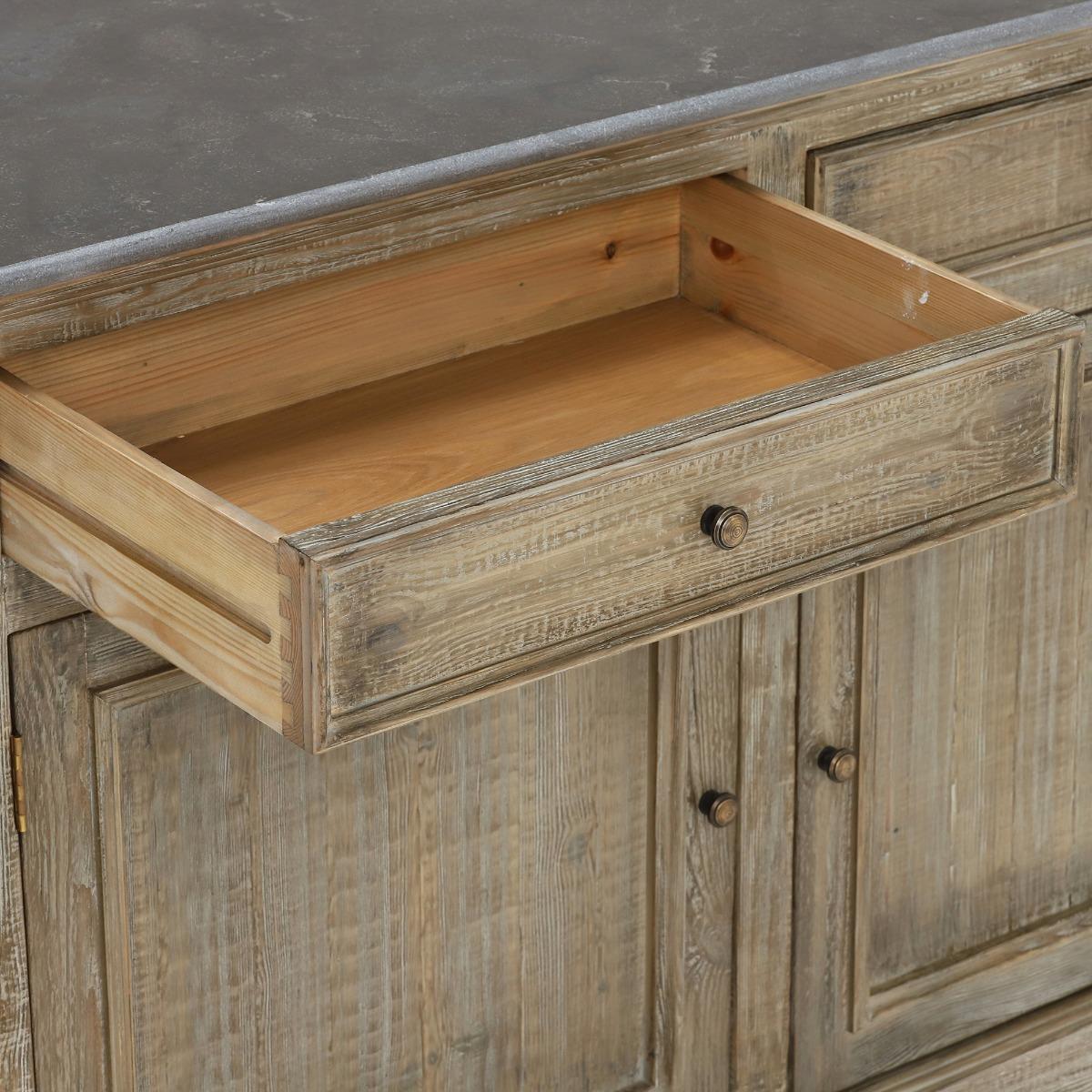 Woolton 4 Door Sideboard, Grey | Barker & Stonehouse – image 6