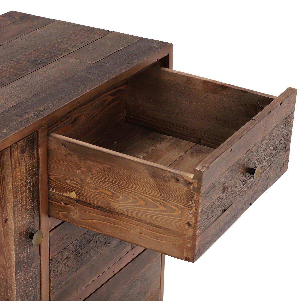 Modi Reclaimed Wood 3 Drawer, 1 Door Sideboard – image 5