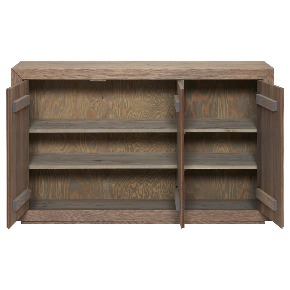 Oslo 3 Door Sideboard, Brown | Barker & Stonehouse – image 3