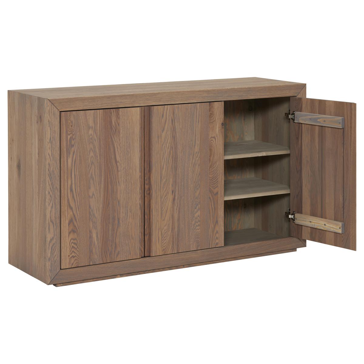Oslo 3 Door Sideboard, Brown | Barker & Stonehouse – image 4