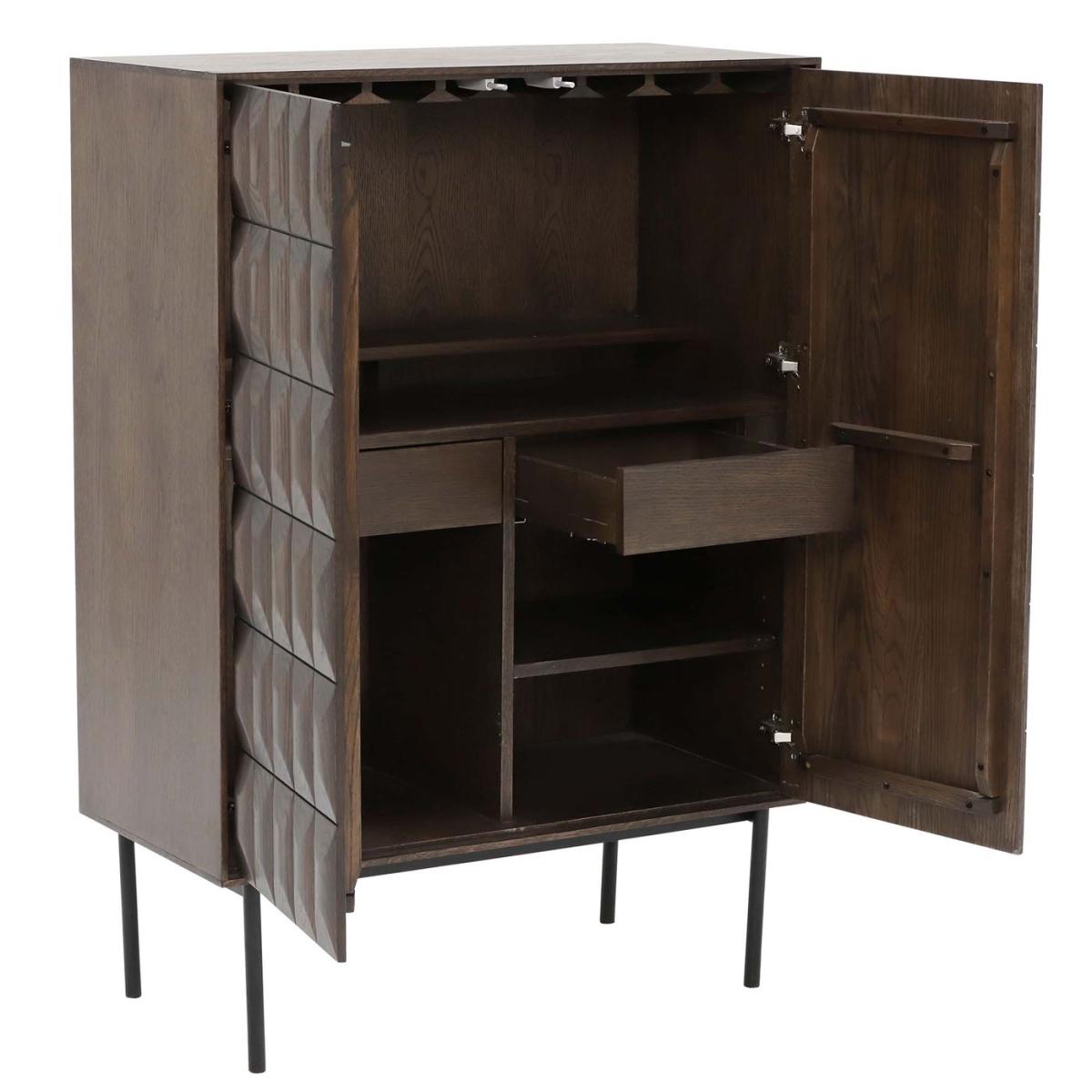 Amos Drinks Cabinet, Brown Wood | Barker & Stonehouse – image 6