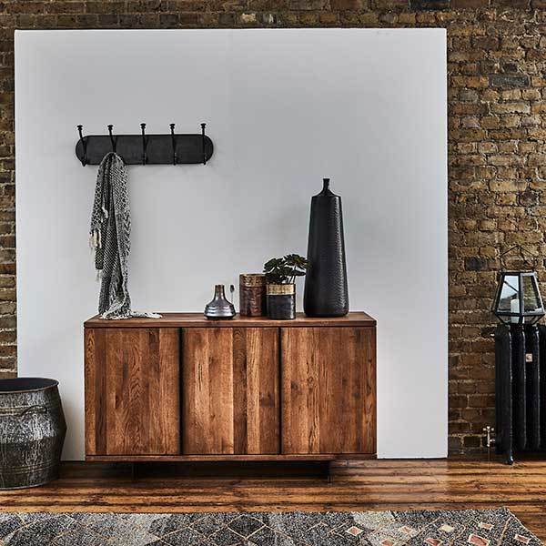 Navarro 3 Door Sideboard, Dark Oak – image 3