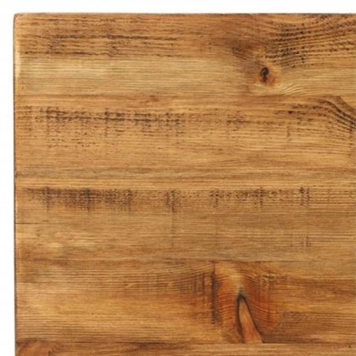 Covington Reclaimed Wood 3 Door Rustic Sideboard, Brown | Barker & Stonehouse – image 7