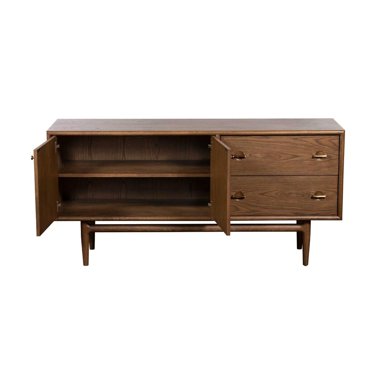 Delancy Wide Sideboard, Brown Oak | Barker & Stonehouse – image 6