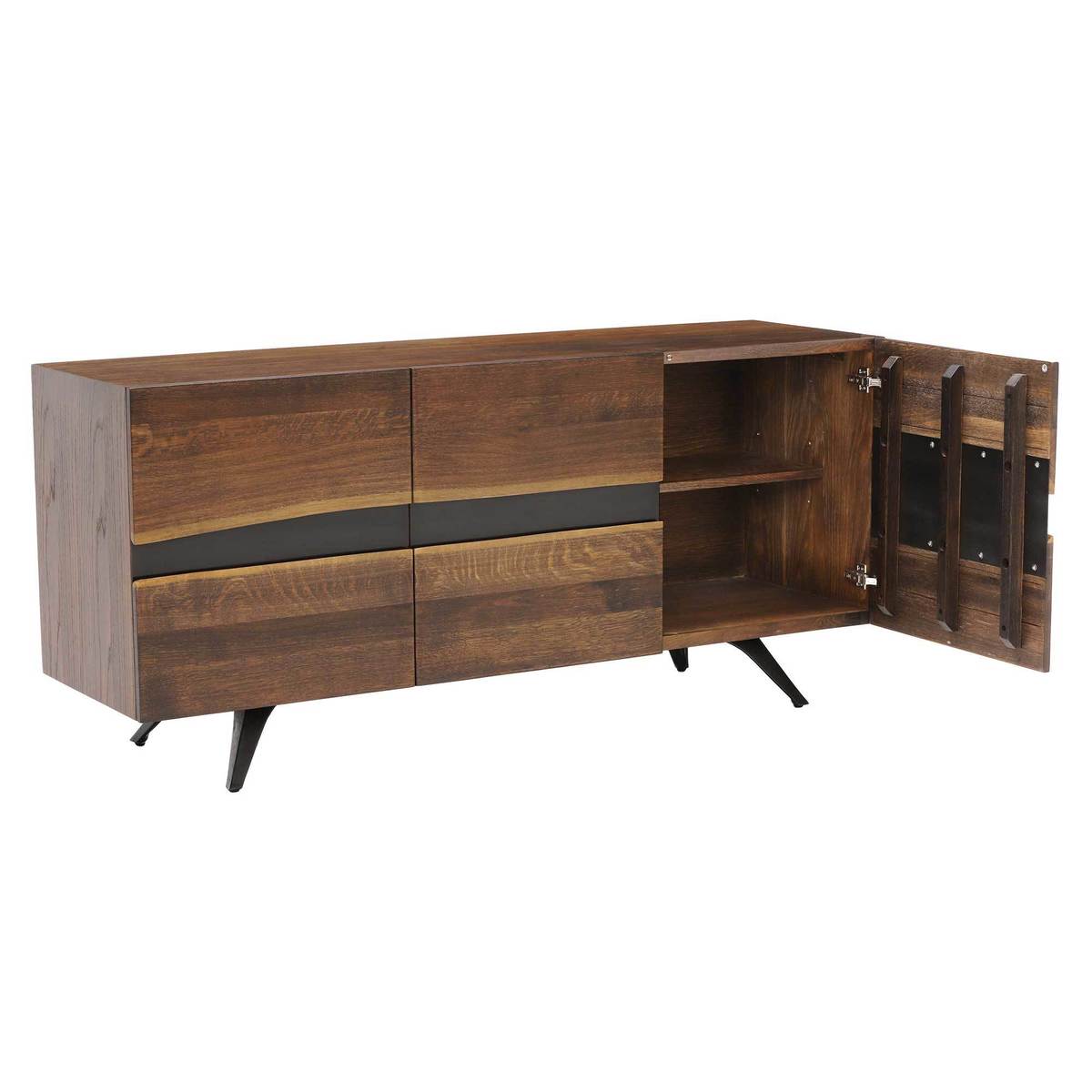 Vega Solid Oak Horizontal Sideboard – image 4