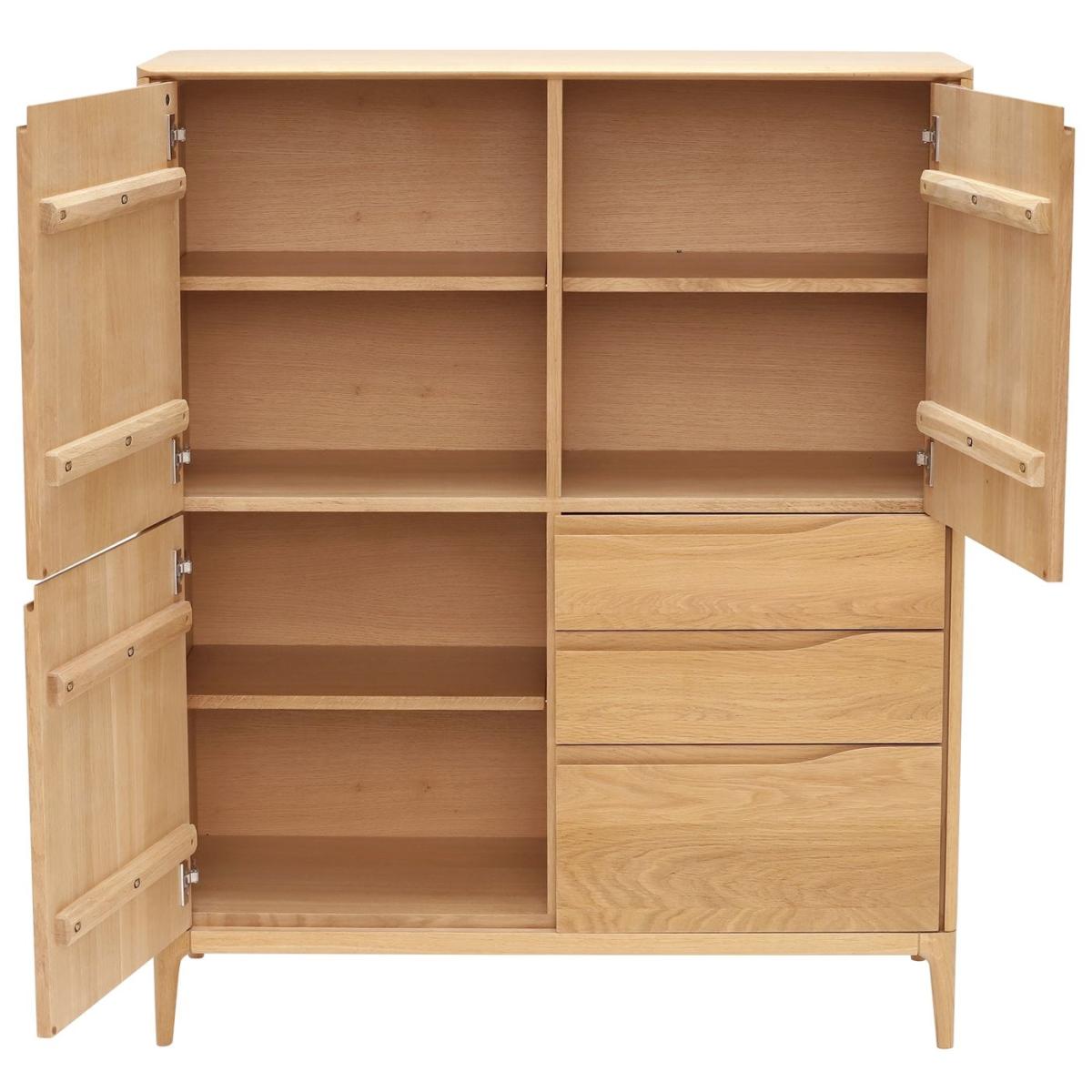 Ercol Romana Highboard Oak Wood | Barker & Stonehouse – image 3