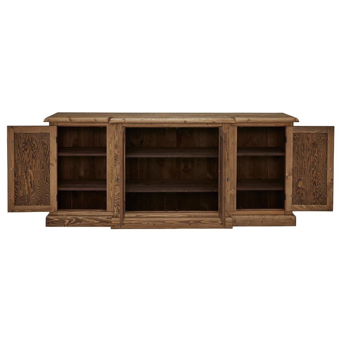 Sherwood 4 Door Sideboard, Dark Brown | Barker & Stonehouse – image 3