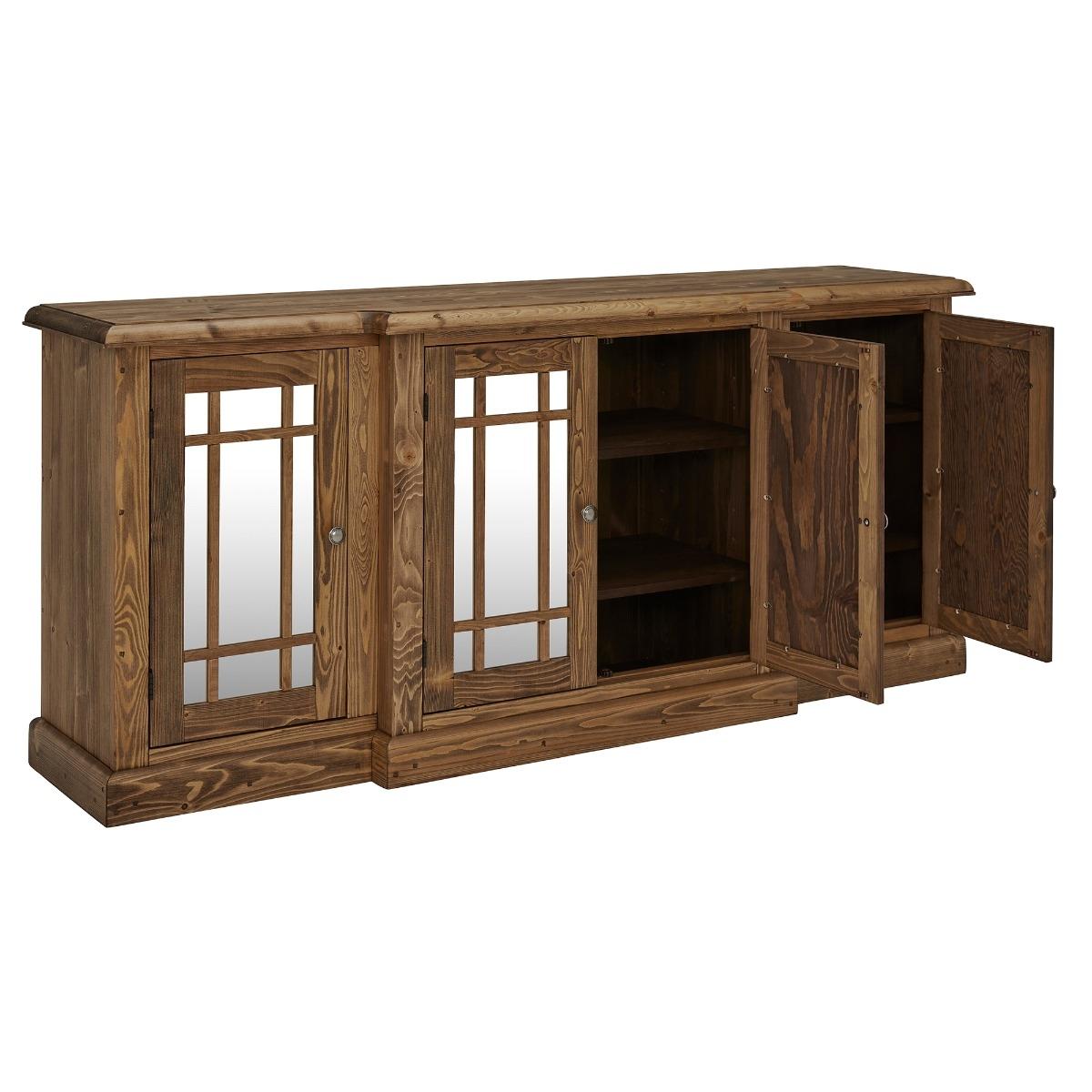 Sherwood 4 Door Sideboard, Dark Brown | Barker & Stonehouse – image 4