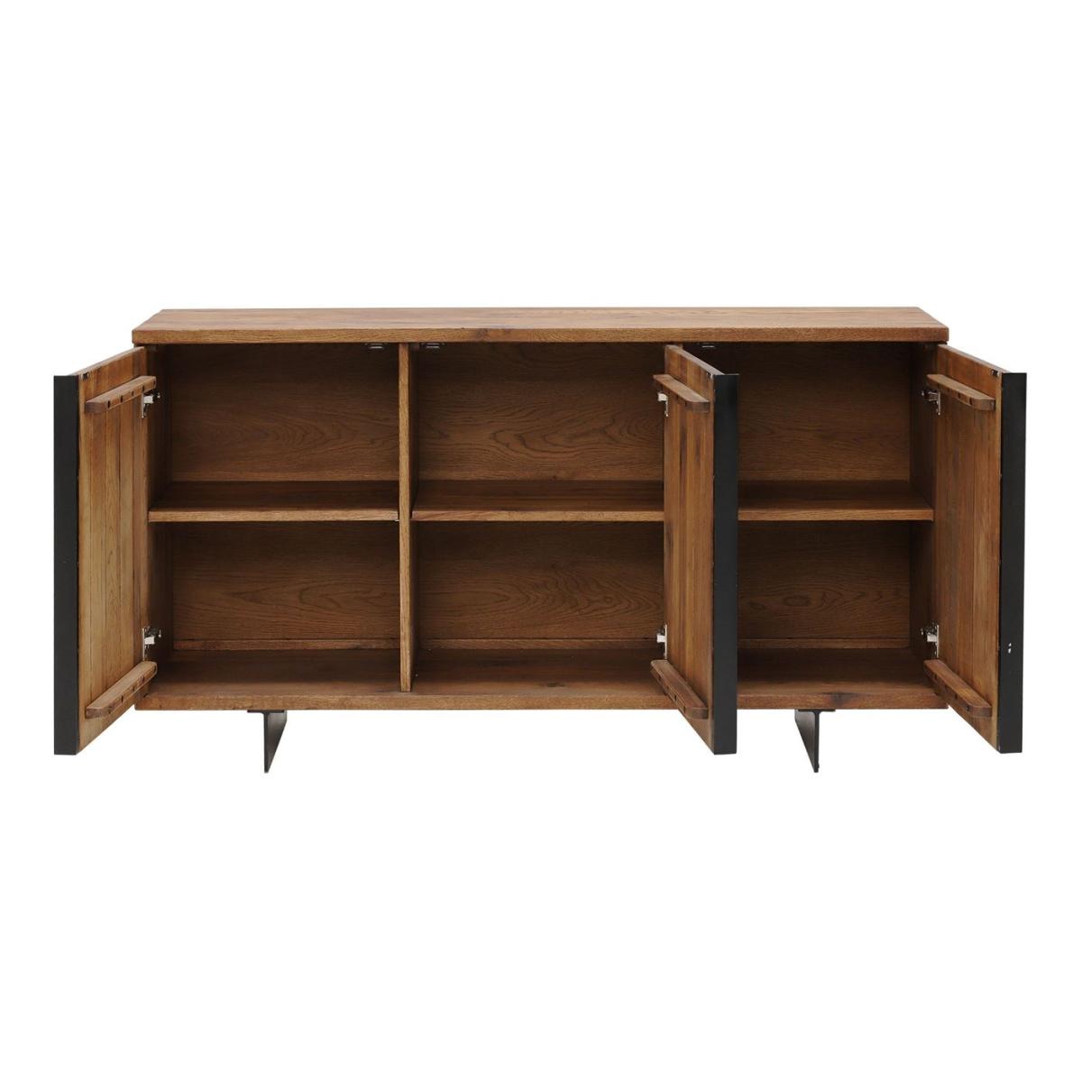 Navarro 3 Door Sideboard, 776 Oak Wood | Barker & Stonehouse – image 4