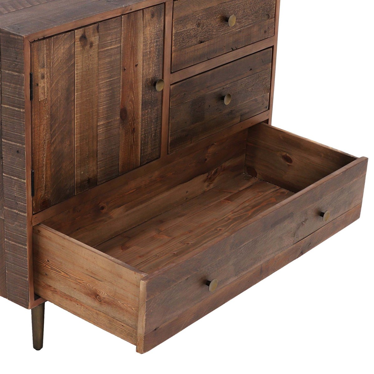 Modi Reclaimed Wood 3 Drawer, 1 Door Sideboard – image 6