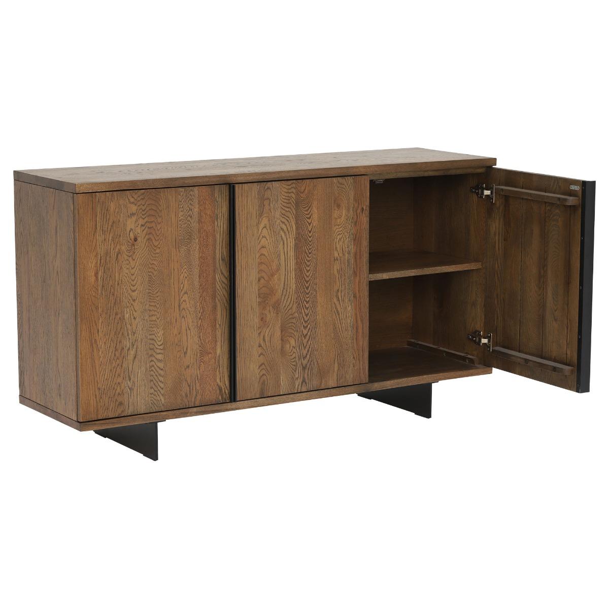 Castilla 3 Door Sideboard, 776 Oak Wood | Barker & Stonehouse – image 4