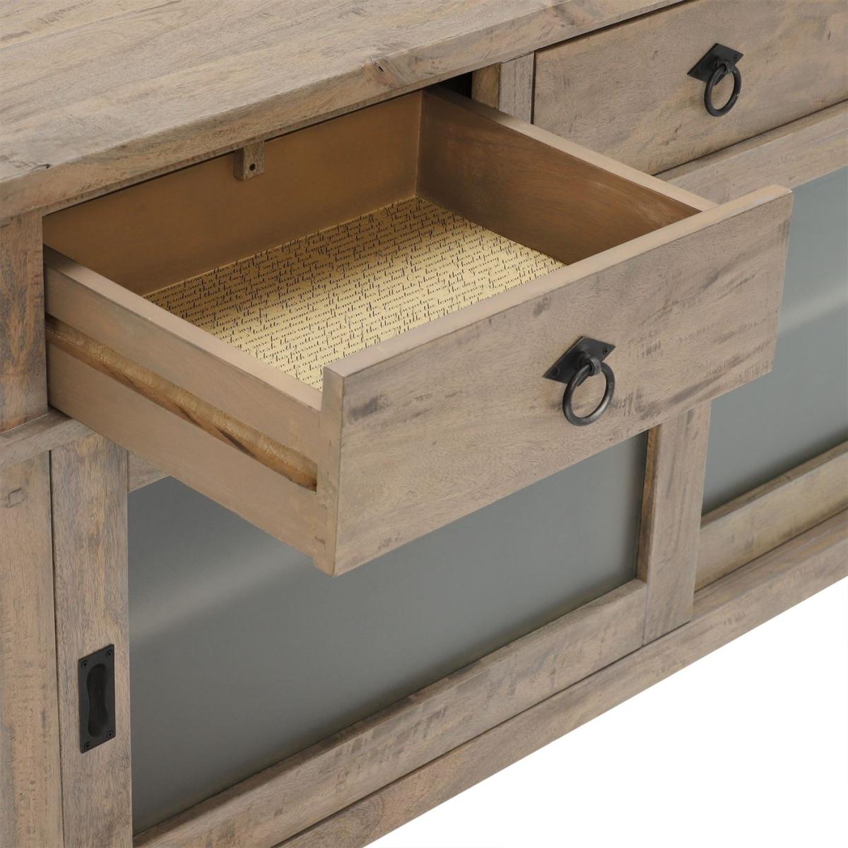 Hancock Large Sideboard, Grey Mango Wood | Barker & Stonehouse – image 7