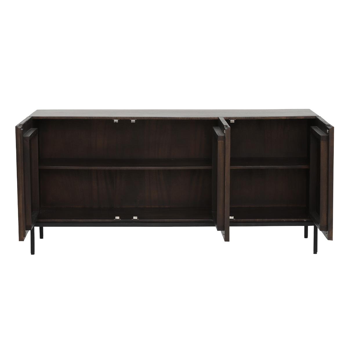 Inca 3 Door Sideboard Wood | Barker & Stonehouse – image 4
