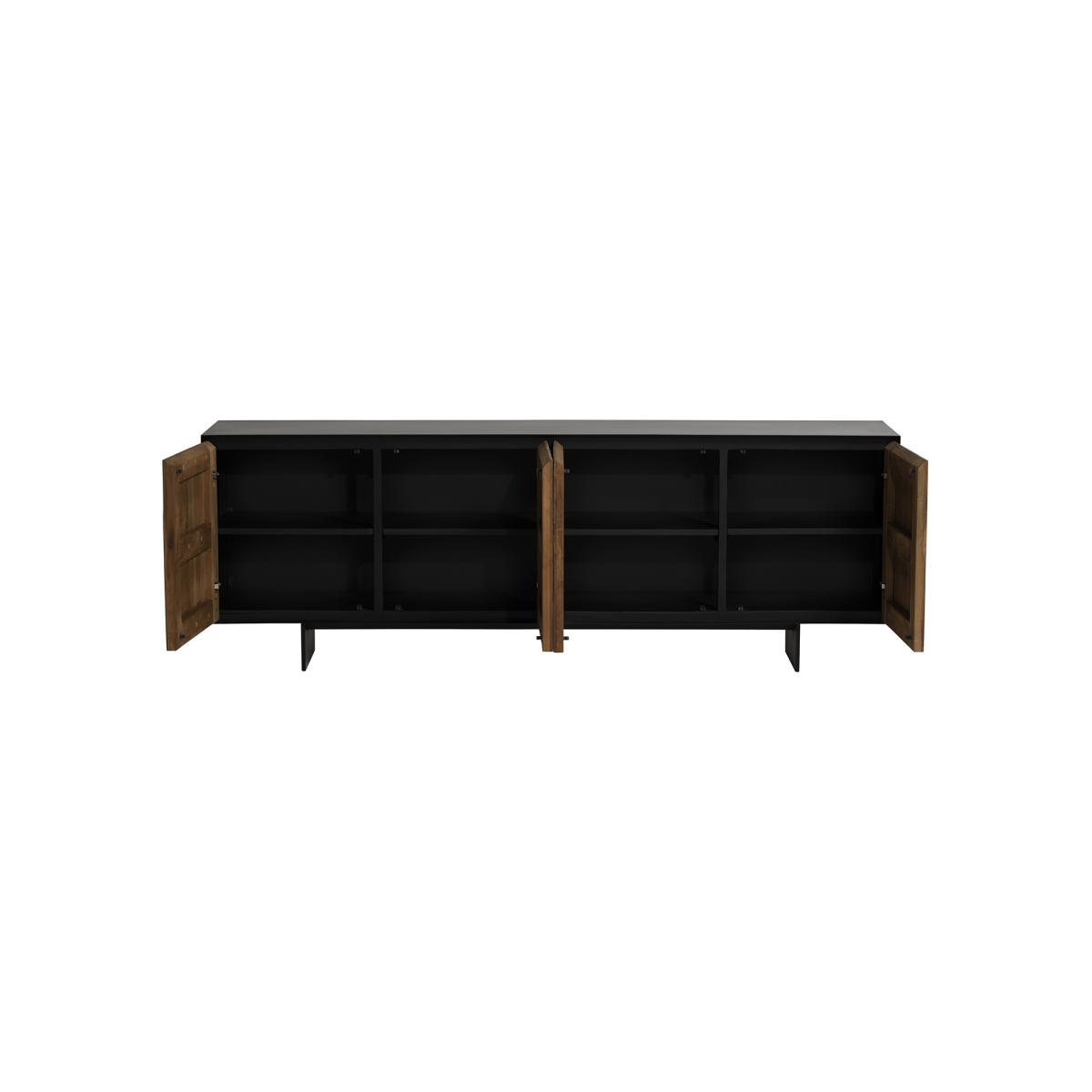 Syracuse 4 Door Sideboard, Brown Wood | Barker & Stonehouse – image 3
