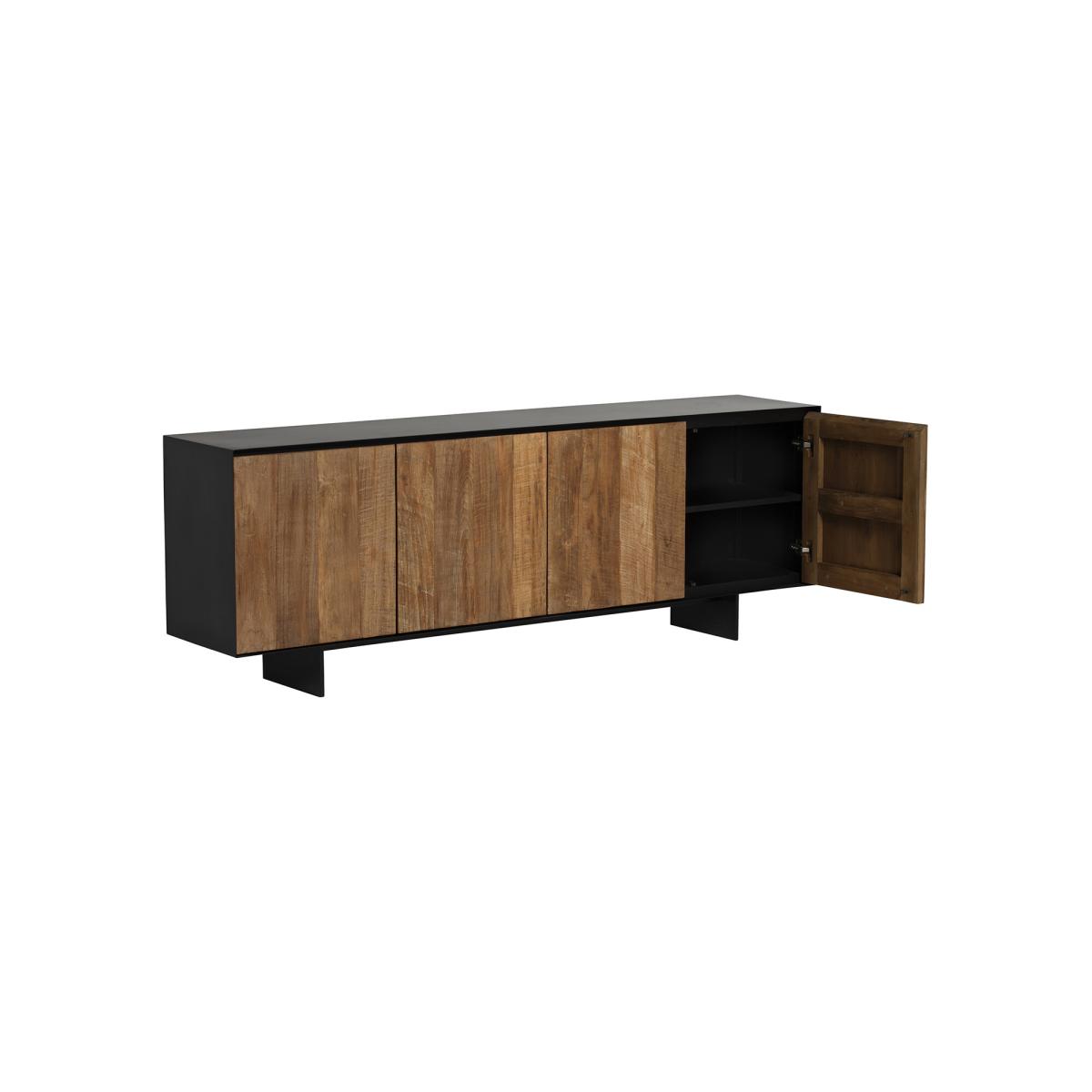Syracuse 4 Door Sideboard, Brown Wood | Barker & Stonehouse – image 5