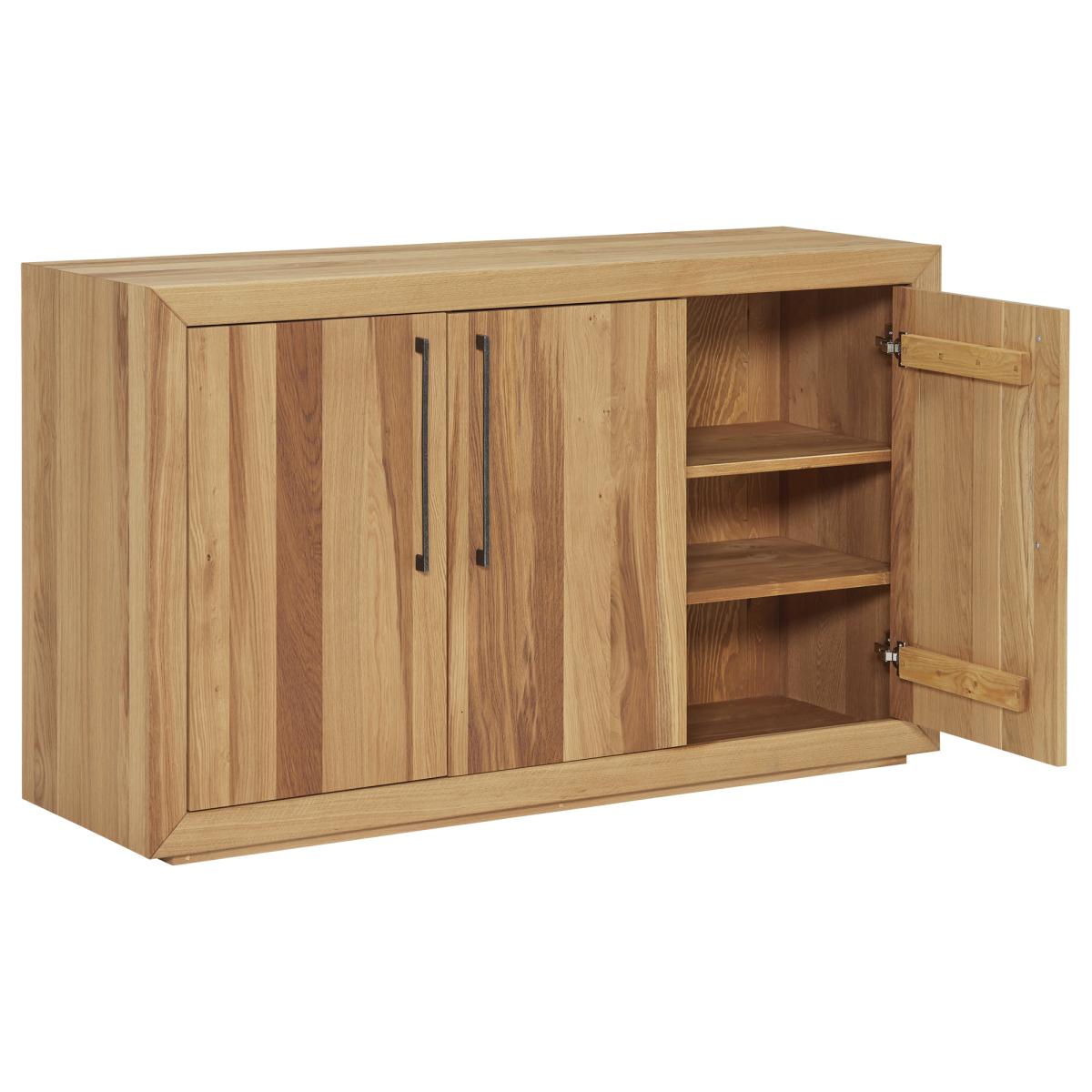 Tromso 3 Door Sideboard, Brown | Barker & Stonehouse – image 4