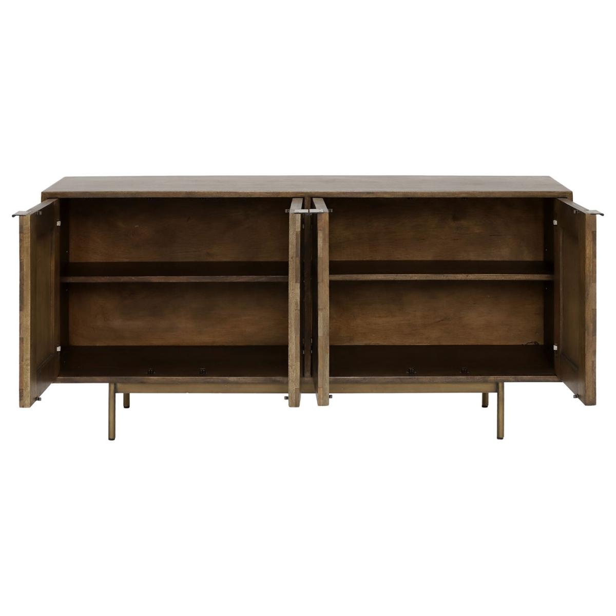 Facet 4 Door Sideboard Mango Wood | Barker & Stonehouse – image 3