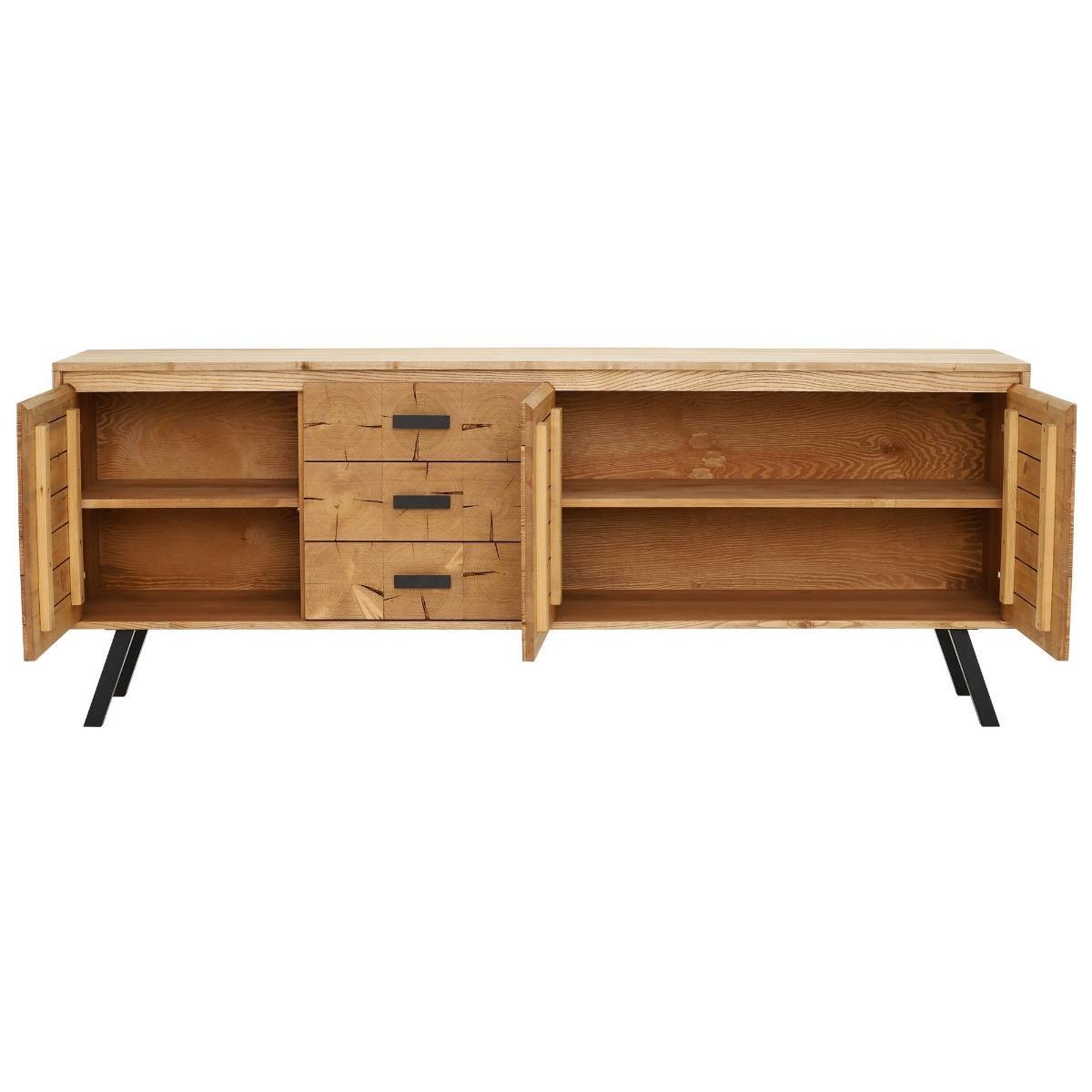 Rockingham 3 Door 3 Drawer Sideboard – image 7