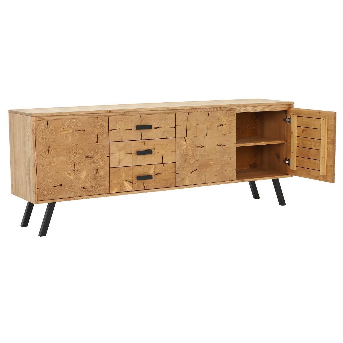 Rockingham 3 Door 3 Drawer Sideboard – image 8