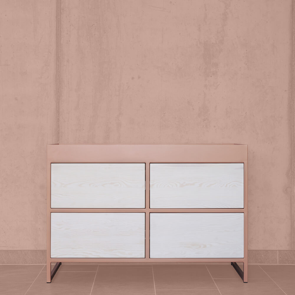 Beige Red Ray Sideboard – image 6