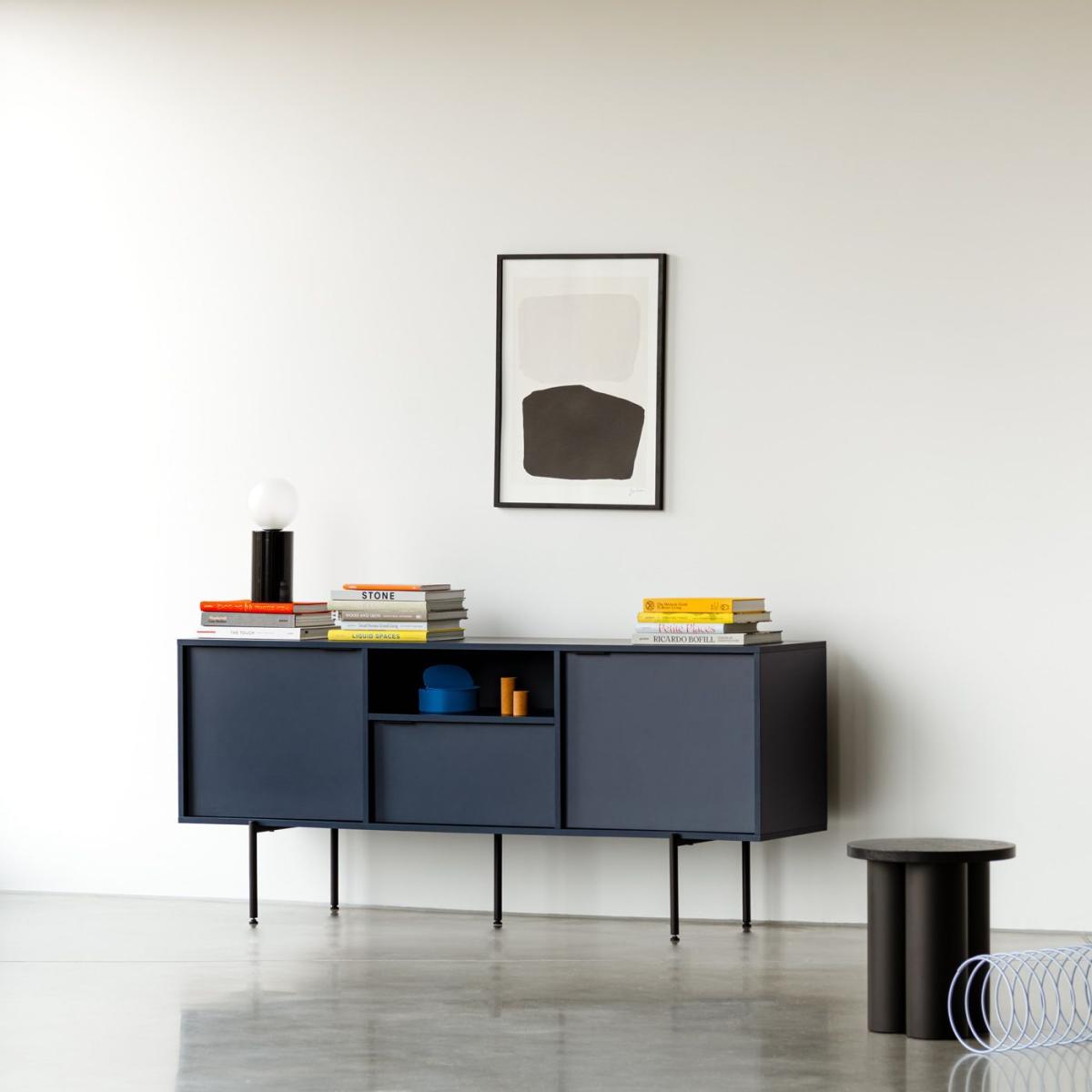 Midnight Blue Bau Sideboard – image 7