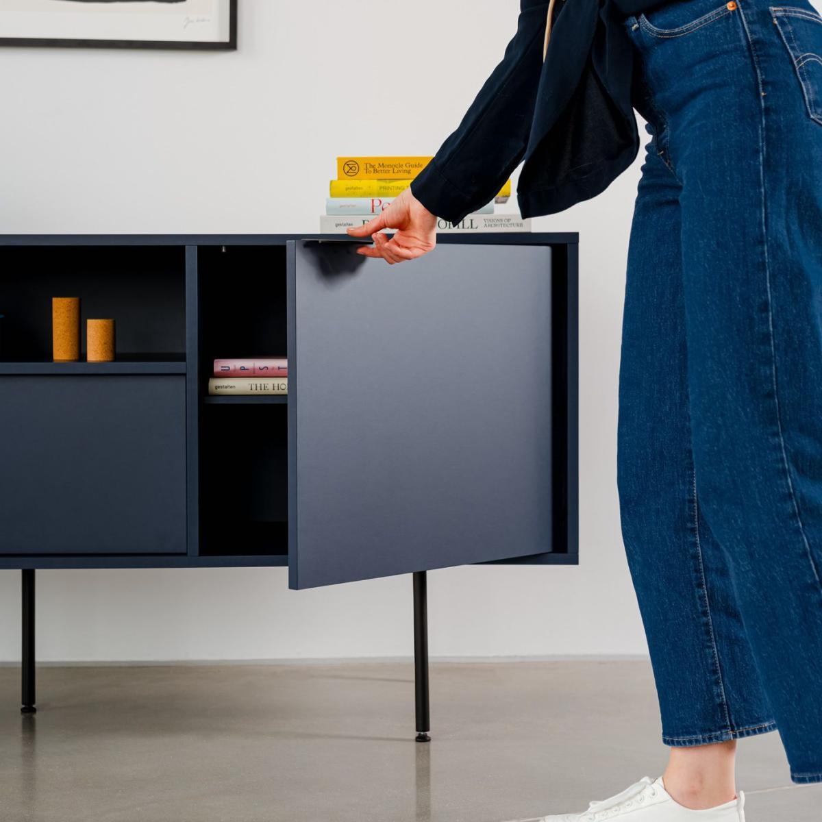Midnight Blue Bau Sideboard – image 8