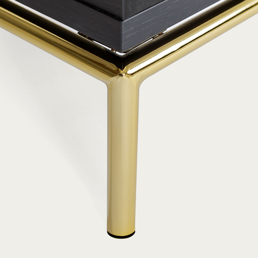 Dark Wood/Brass Pimlico Sideboard – image 3