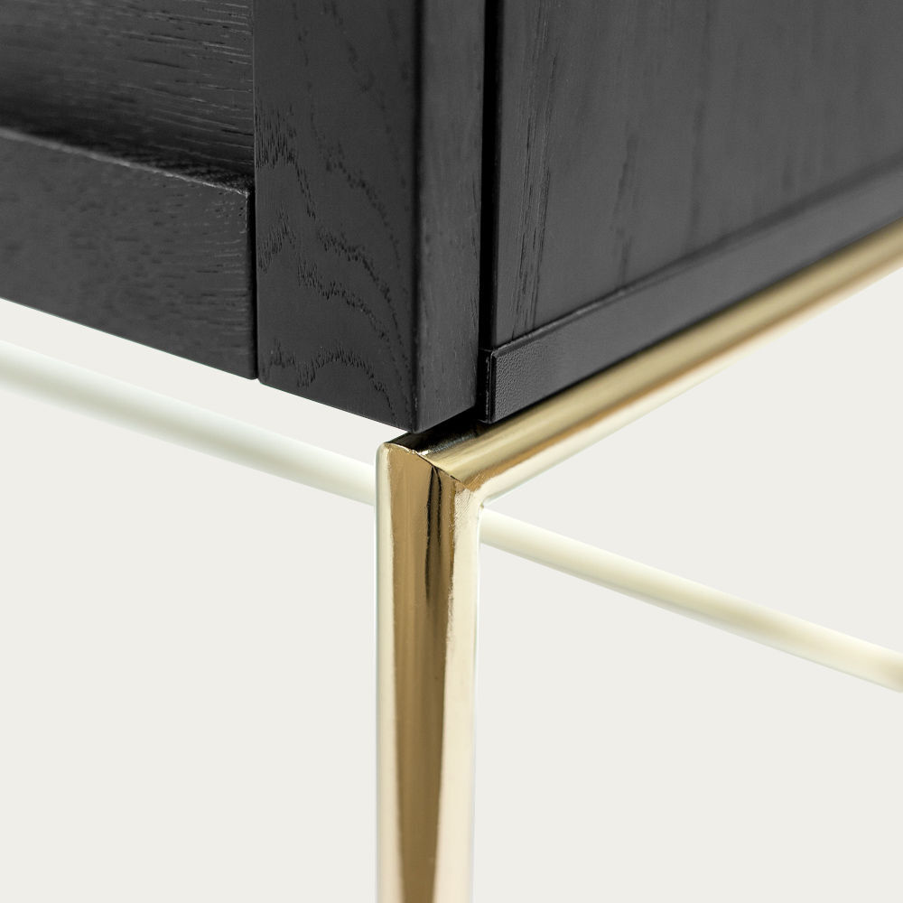 Dark Wood/Brass Pimlico Sideboard – image 10