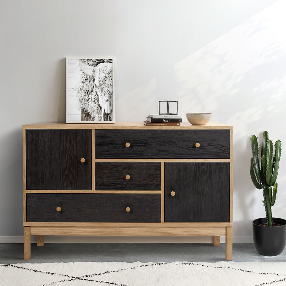 Oak/Charcoal AbbeyWood Sideboard – image 5