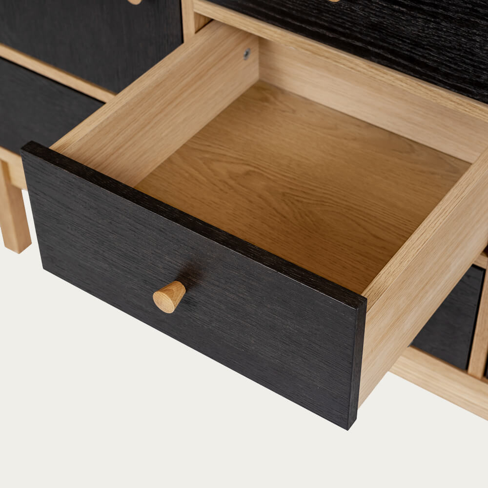 Oak/Charcoal AbbeyWood Sideboard – image 7