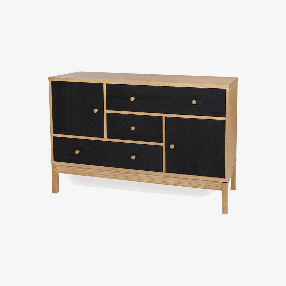 Oak/Charcoal AbbeyWood Sideboard – image 2