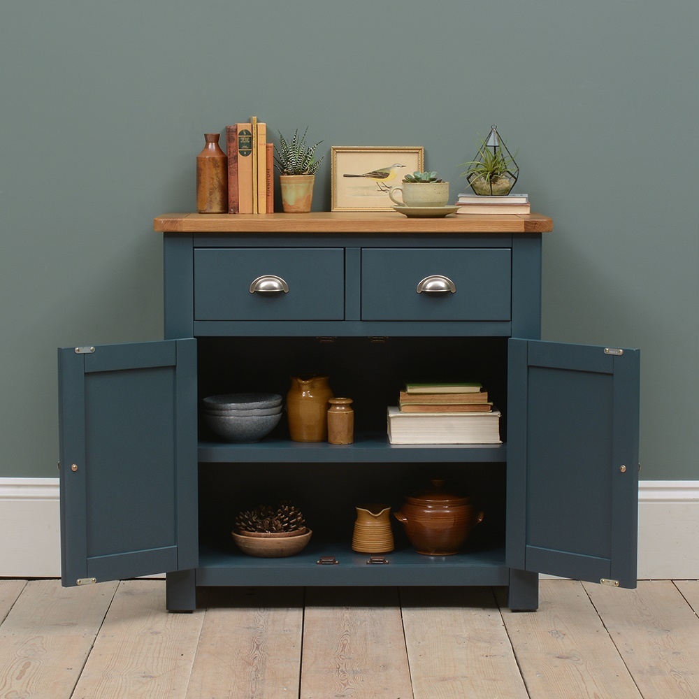 Westcote Inky Blue 2 Door 2 Drawer Sideboard – image 5