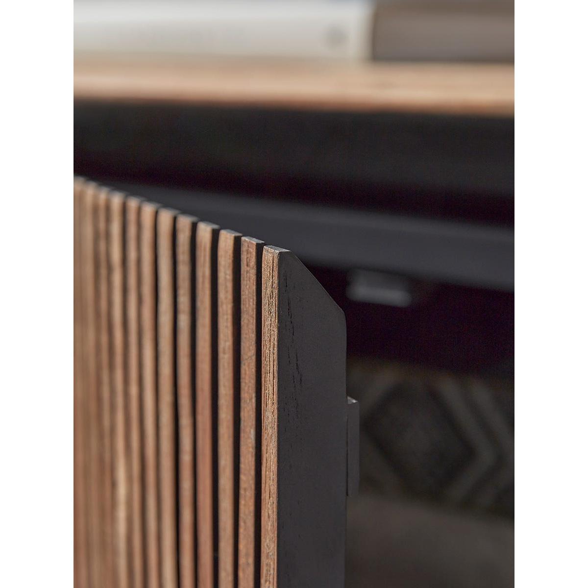 Slatted Wooden Sideboard – image 5