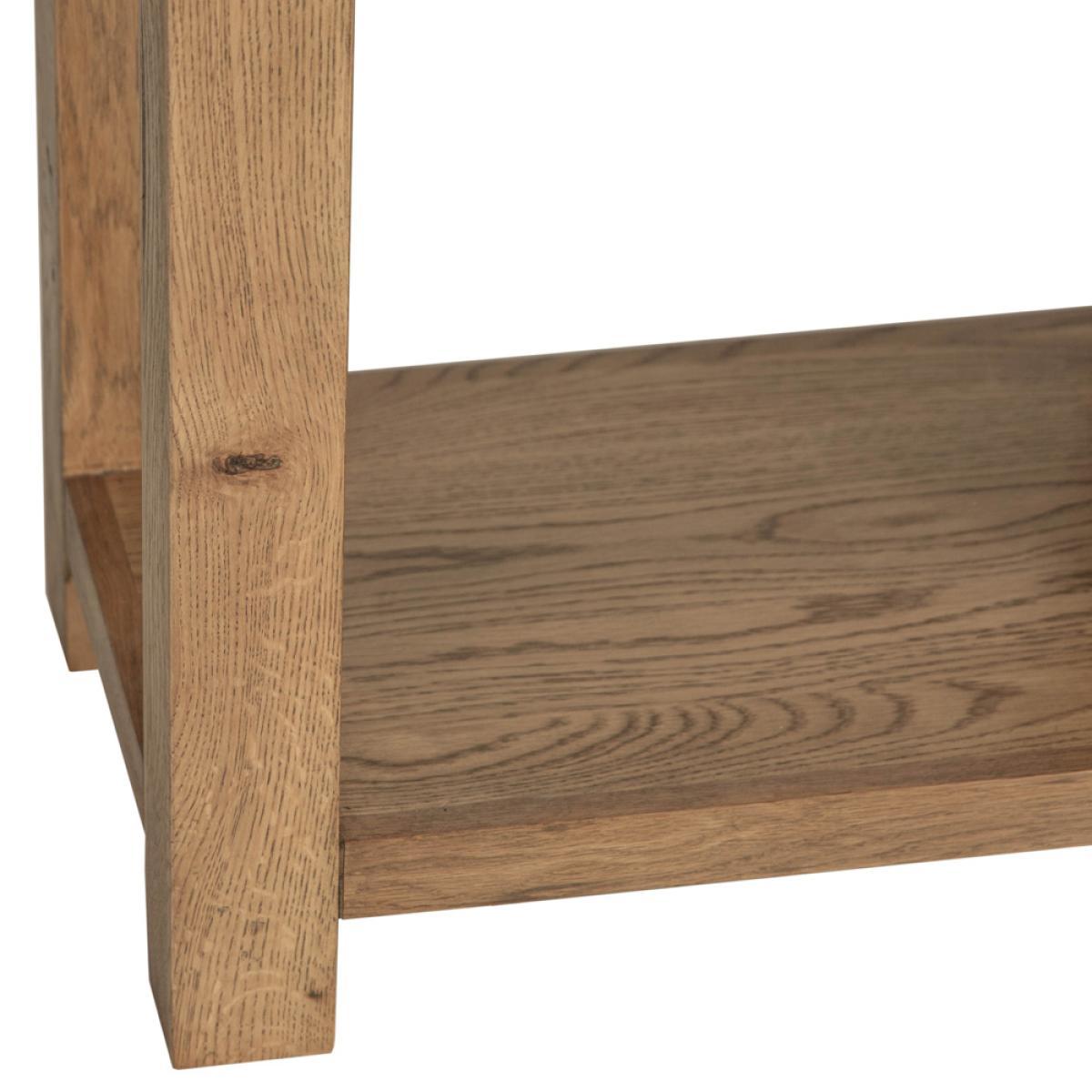 Oslo Chunky Oak Large Sideboard Wine Rack – image 8