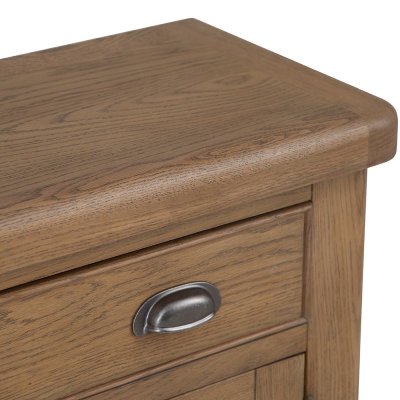 Wessex Smoked Oak Mini 1 Drawer 2 Door Sideboard – image 14